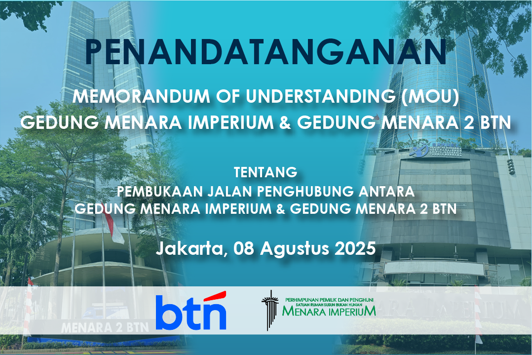 
																Penandatanganan MOU antara Menara Imperium & Menara 2 BTN
								